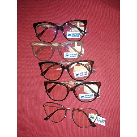 Lot #5 Blue Light Blocking eyewear for computer-tv-gaming protection inc 5 pairs - Picture 8 of 9